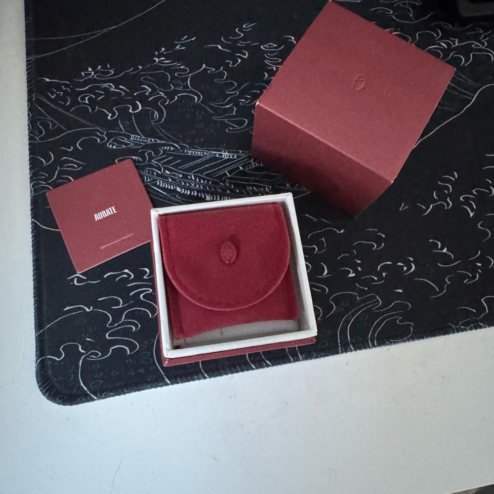 Aurate Gold Quilted Hoop Earrings - Picture 3 of 4